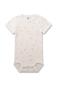 Preview: Body halbarm white pebble Blume vorneb